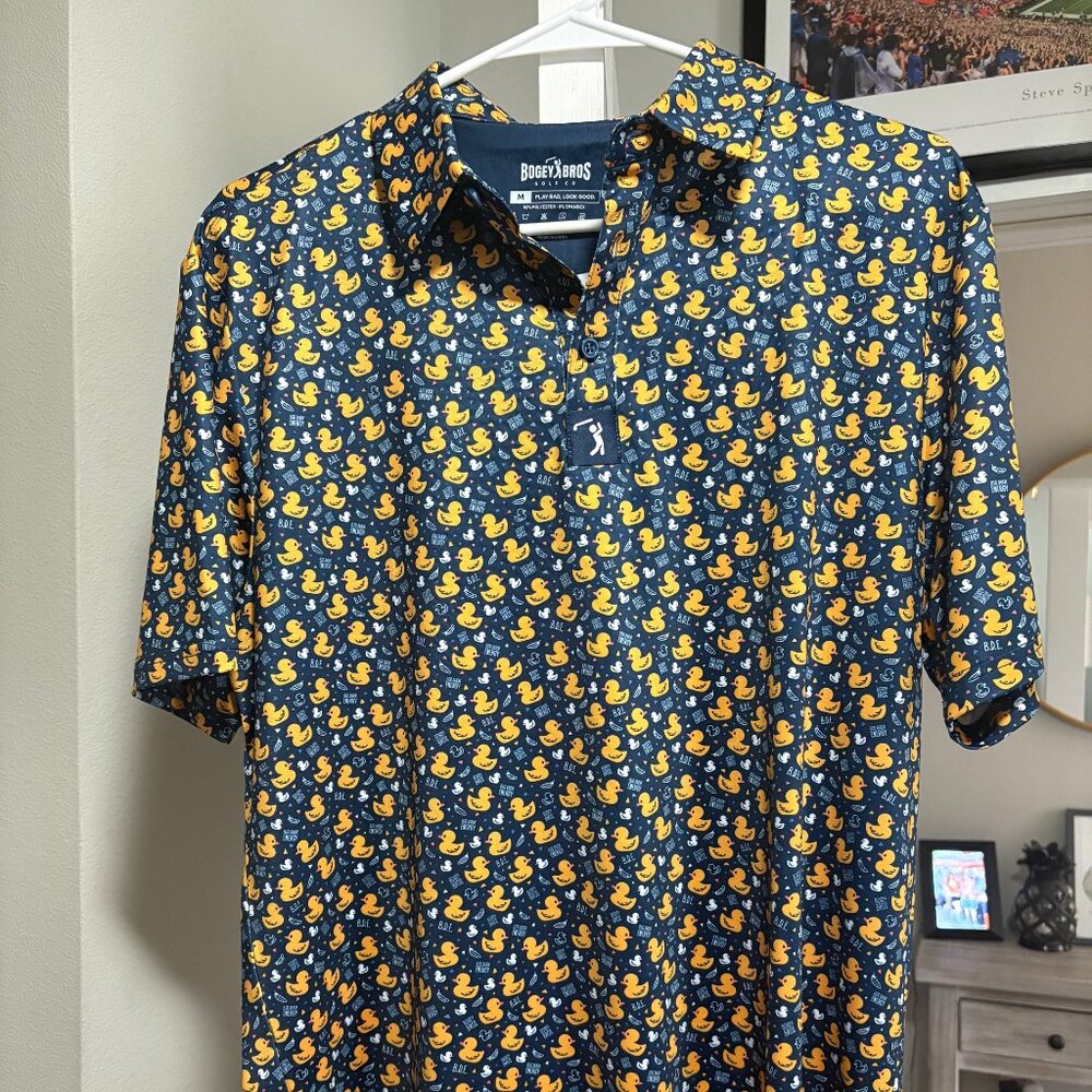 NEVER WORN - Bogey Bros - Big Duck Energy Men's Polo - Medium